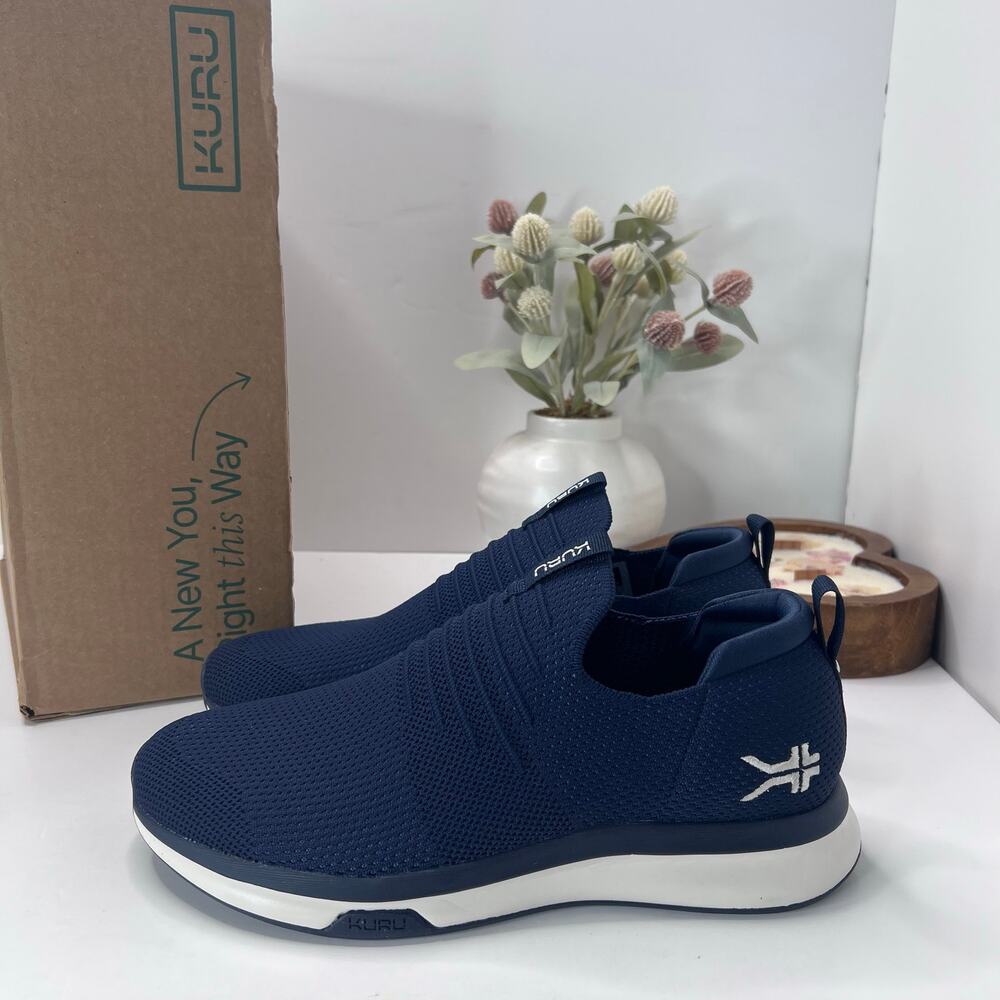 Kuru Atom Slip-on Comfort Sock-Like Sneaker Men 9.5M NWB Plantar Fasciitis
